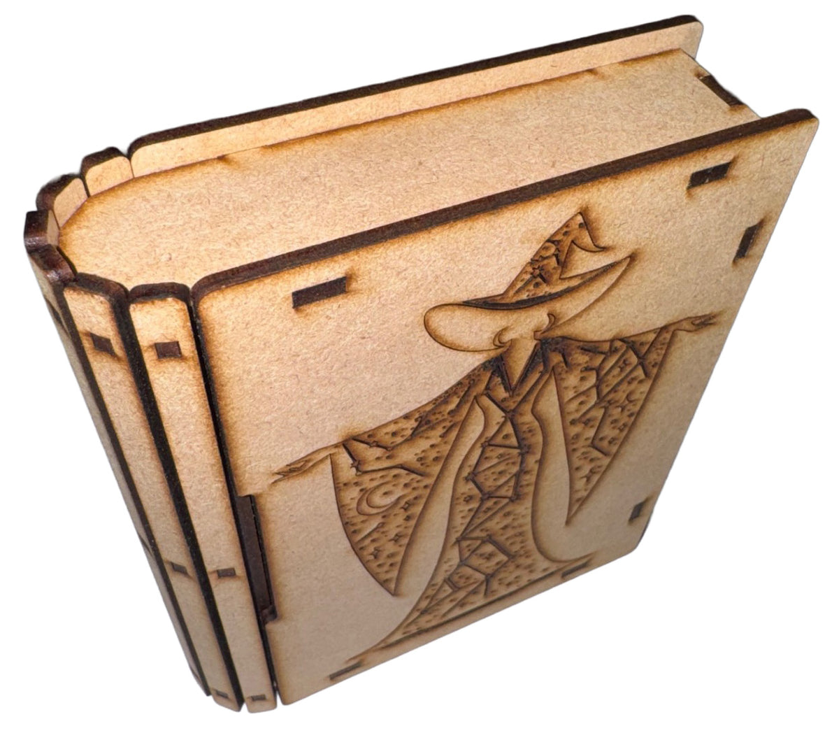 Elegant Witch Wooden Book Box